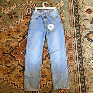 NWT- Princess polly asymmetrical high waisted jean